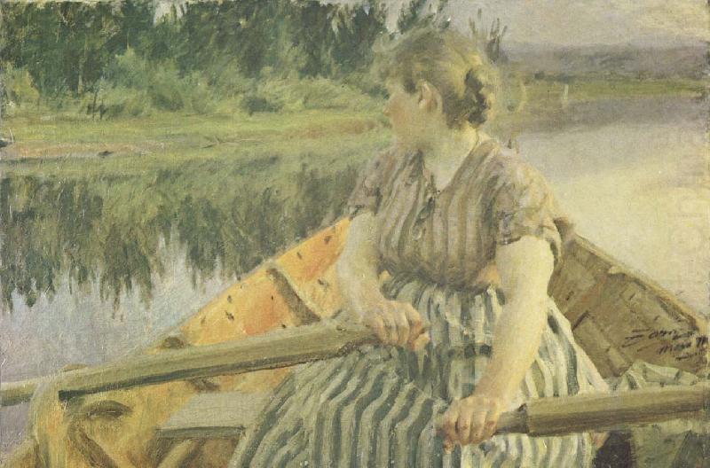 Anders Zorn midnatt oil painting picture